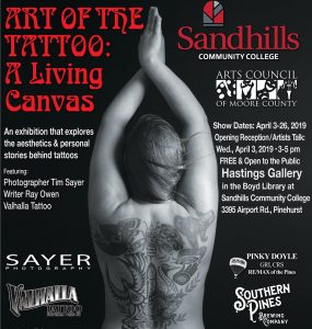 Art Show: "Art of the Tattoo" @ Hastings Gallery at SCC's Boyd Library