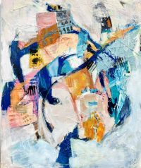 Around and About in the City -16 x 20 - Acrylic on Canvas